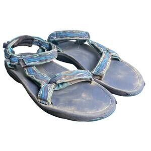 Teva Blue Strap Sandals Men Size 10